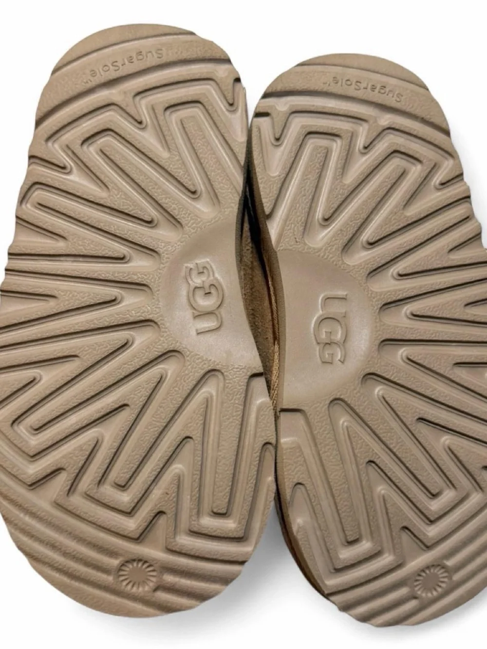 UGG Slip-On Chestnut Suede Shearling Clog